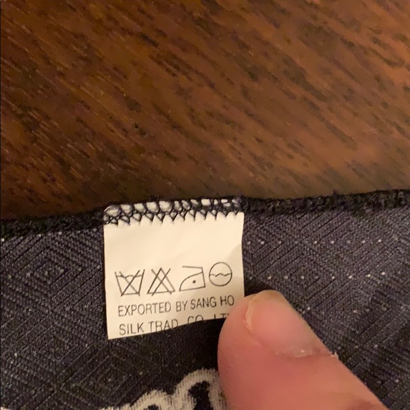 Vintage pocket square Black & White w/ Chain Link - Picture 6 of 6